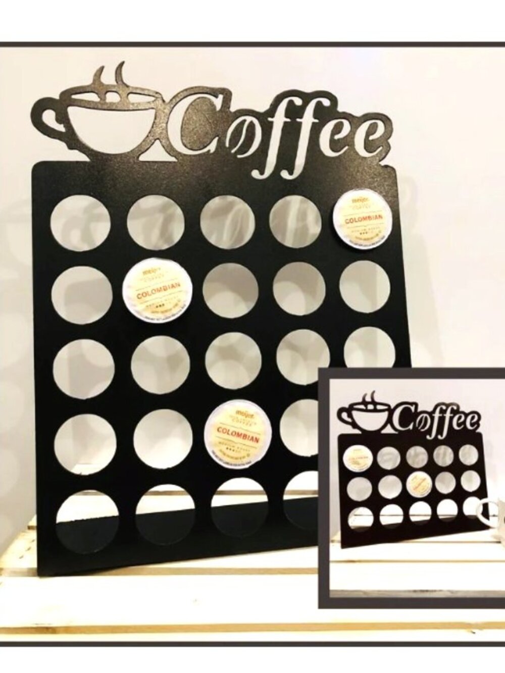Buffalo‎ Brew Fab Black Metal K Cup Holder, Keurig Cup Holder, K-Cup Organizer